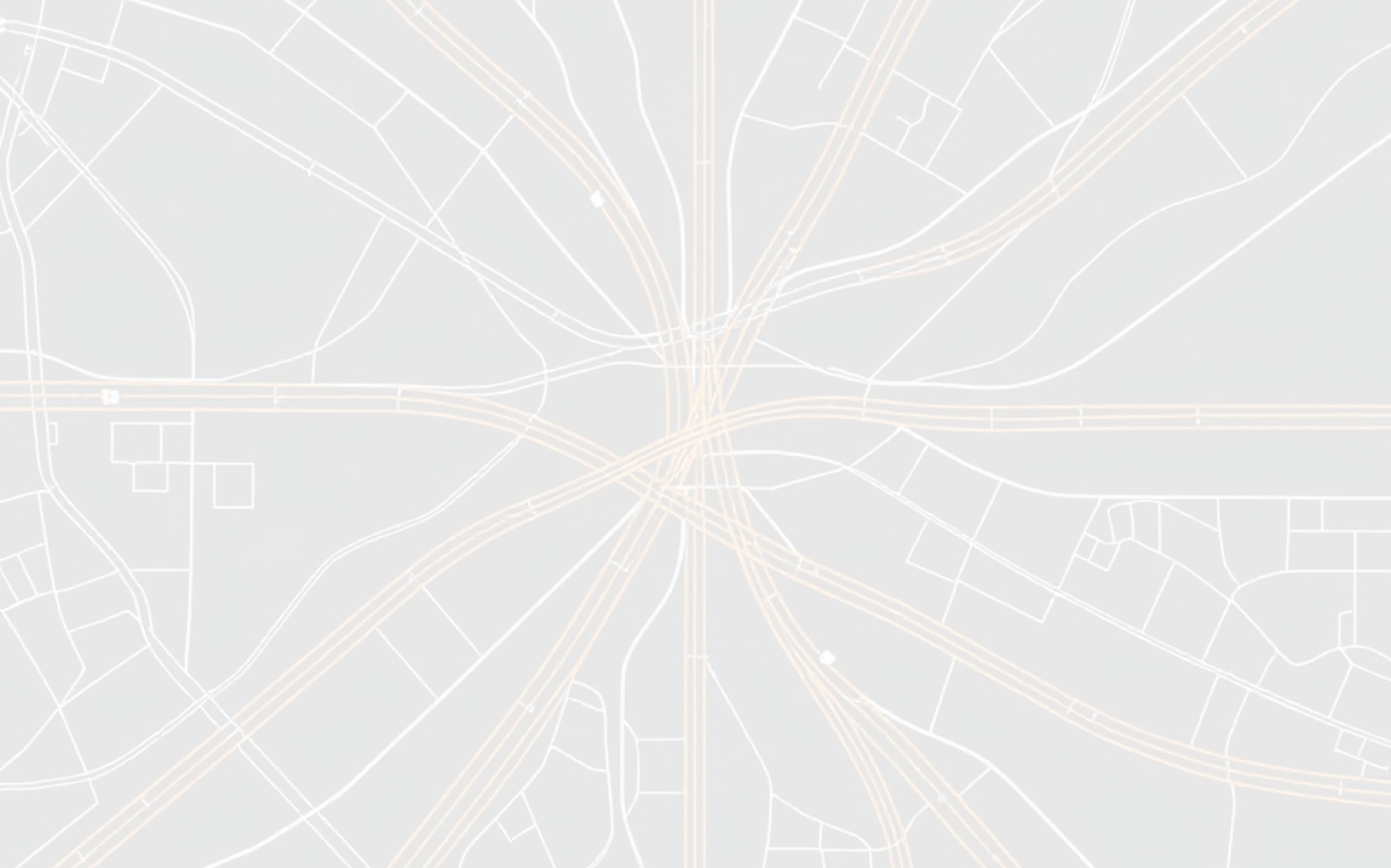 Interstate route map